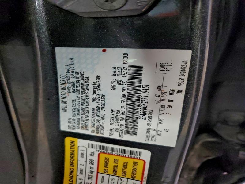 2015 Ford Fusion s
