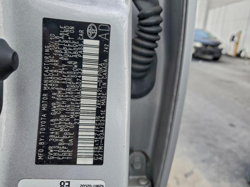 2010 Toyota Corolla le