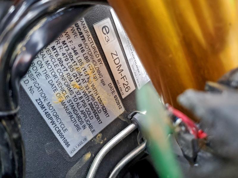 2012 Ducati Superbike 1199 Panigale