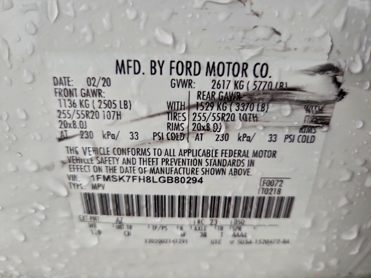 2020 Ford Explorer Limited