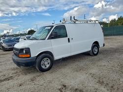 Salvage trucks for sale at West Palm Beach, FL auction: 2013 Chevrolet Express Utility / Service Van