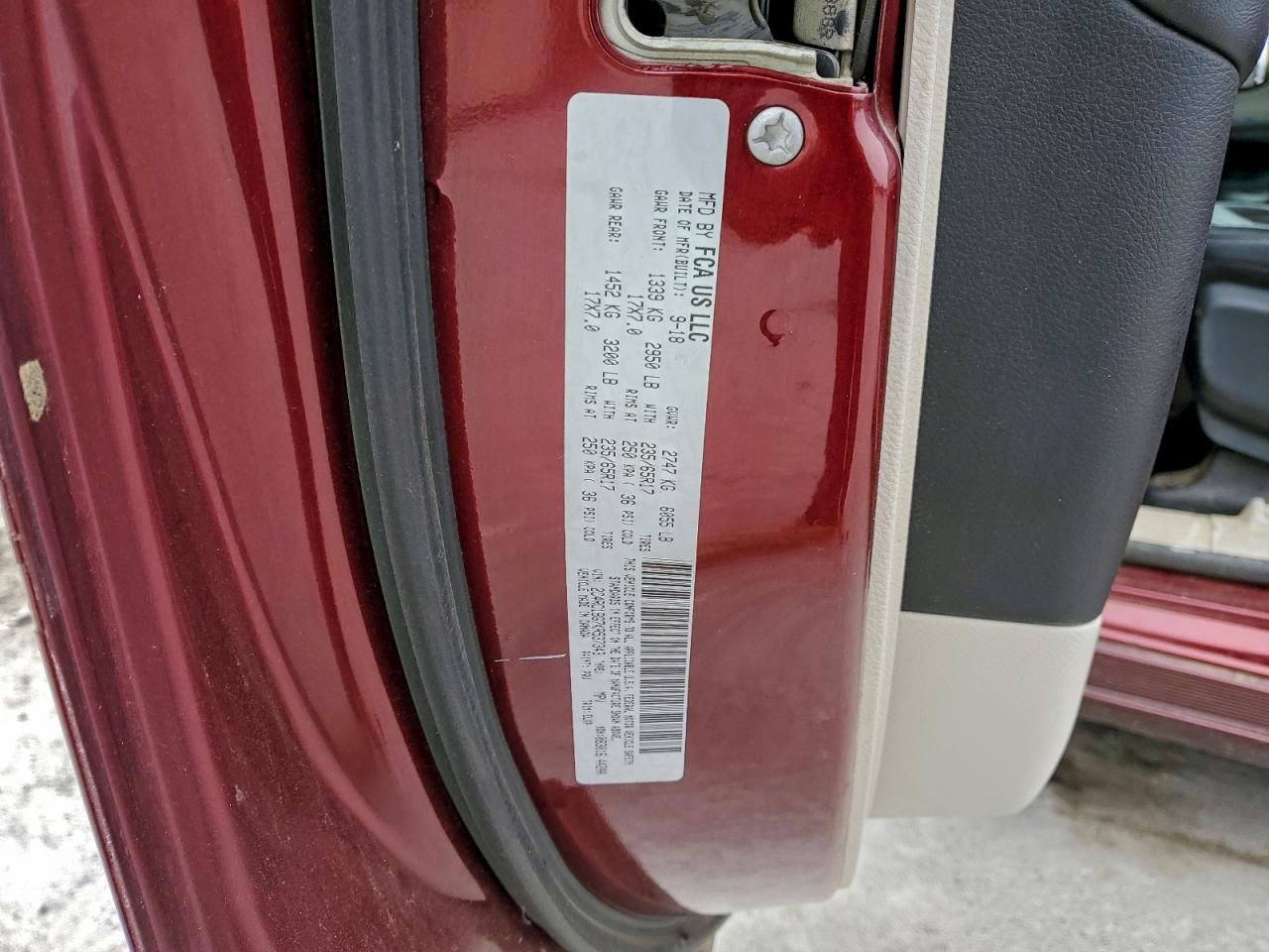 2019 Chrysler Pacifica Touring l