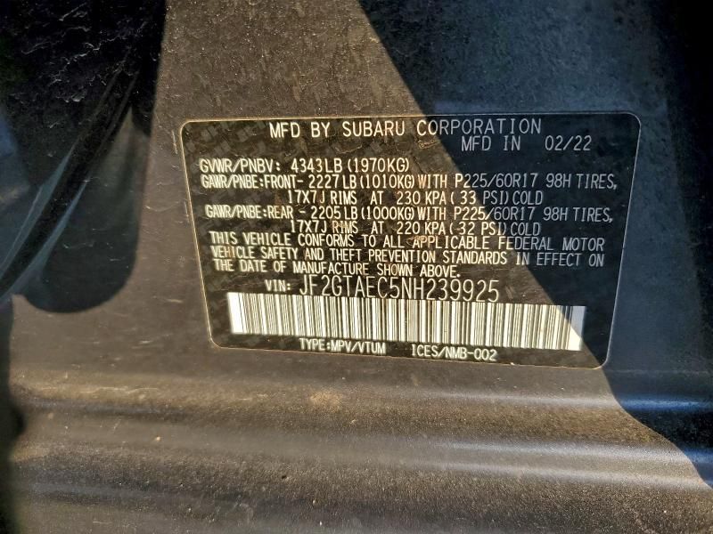 2022 Subaru Crosstrek Premium