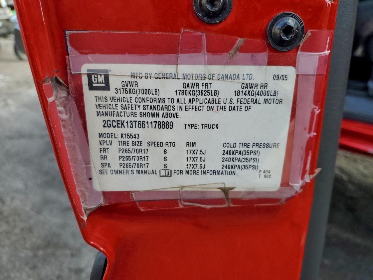 2006 Chevrolet Silverado K1500