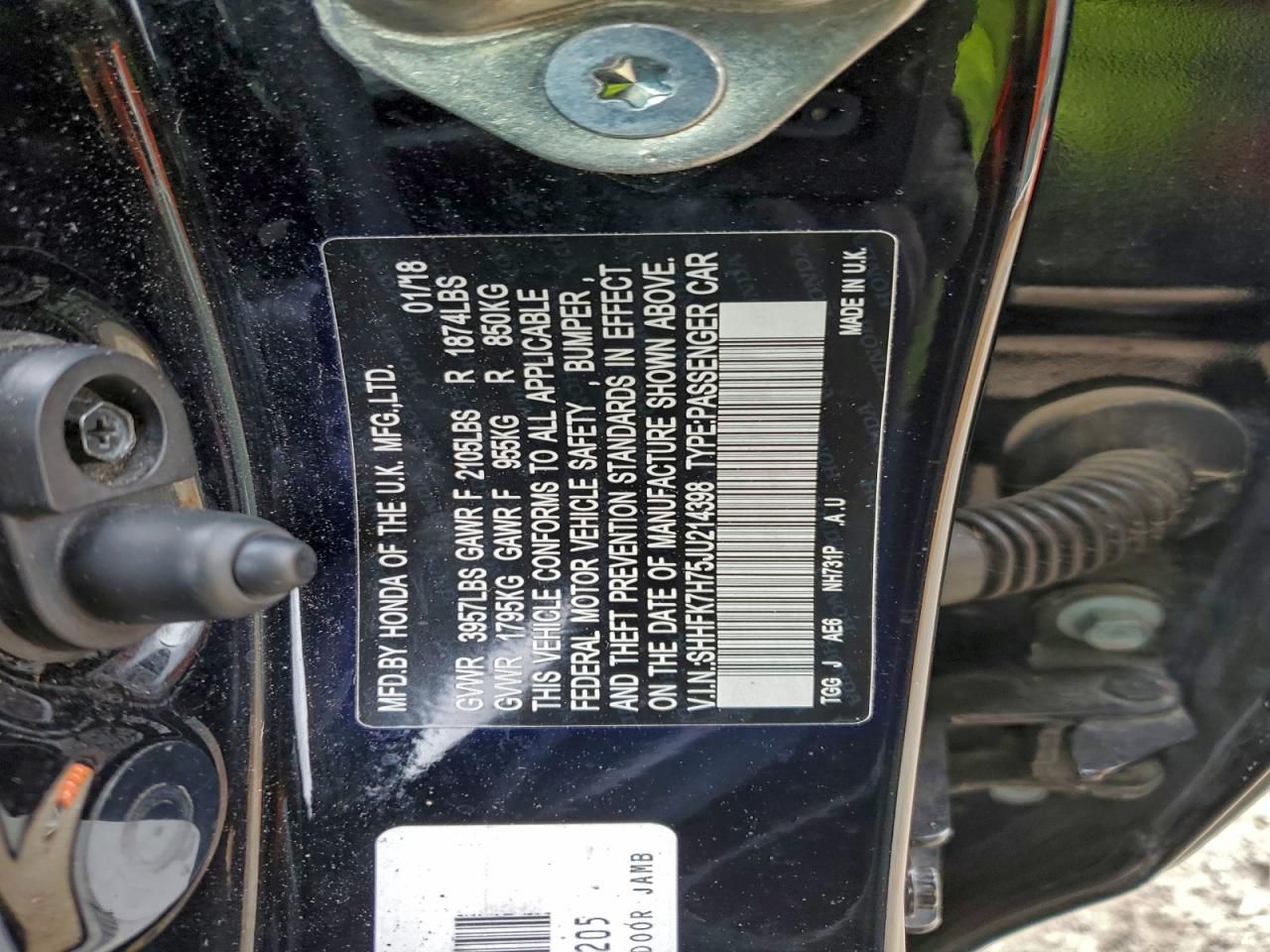 2018 Honda Civic exl