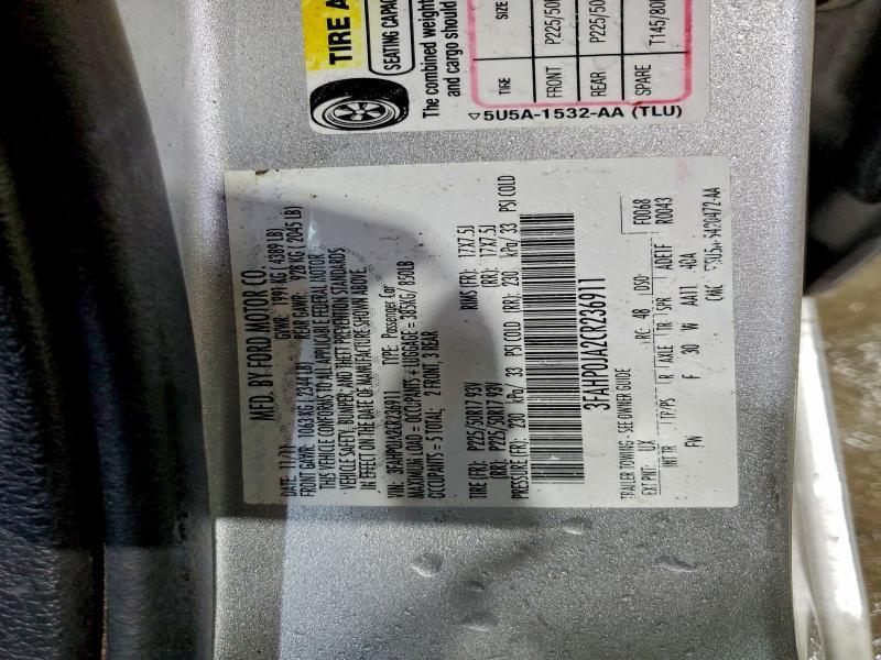 2012 Ford Fusion sel
