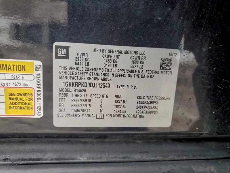 2013 GMC Acadia sle