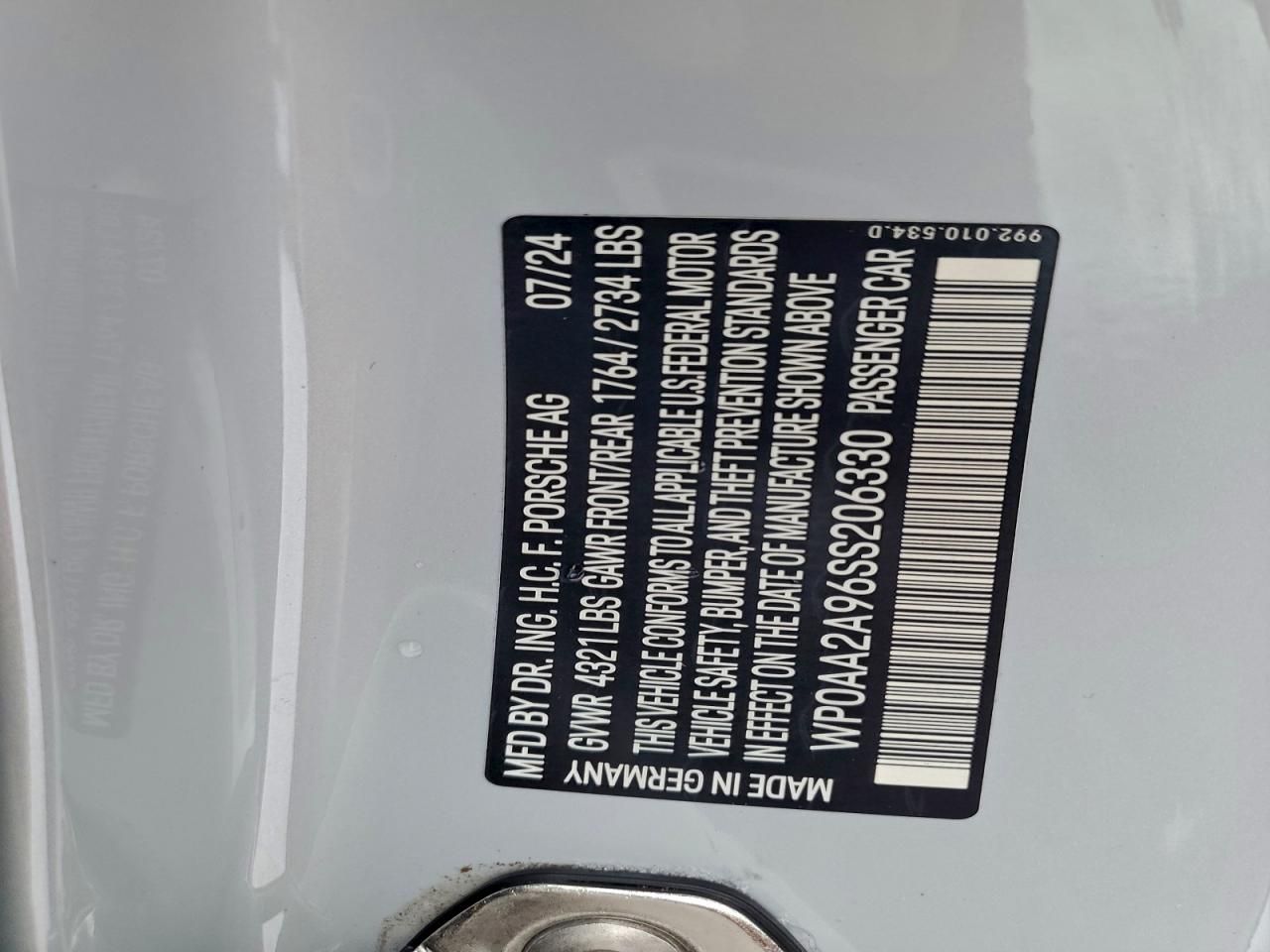 2025 Porsche 911 Carrera