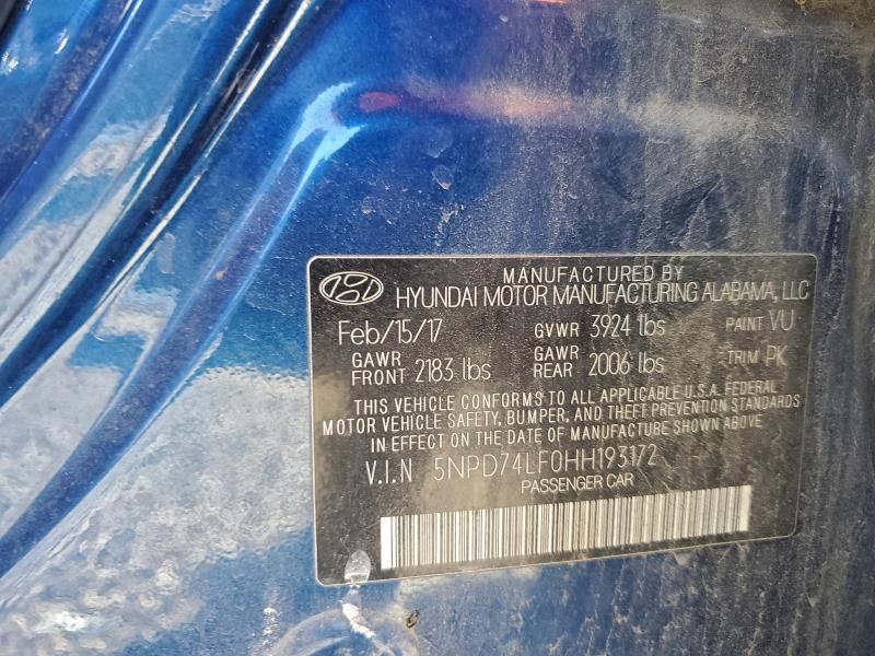 2017 Hyundai Elantra se