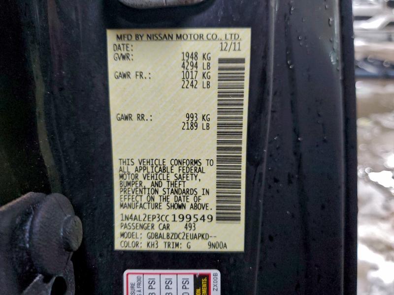 2012 Nissan Altima s