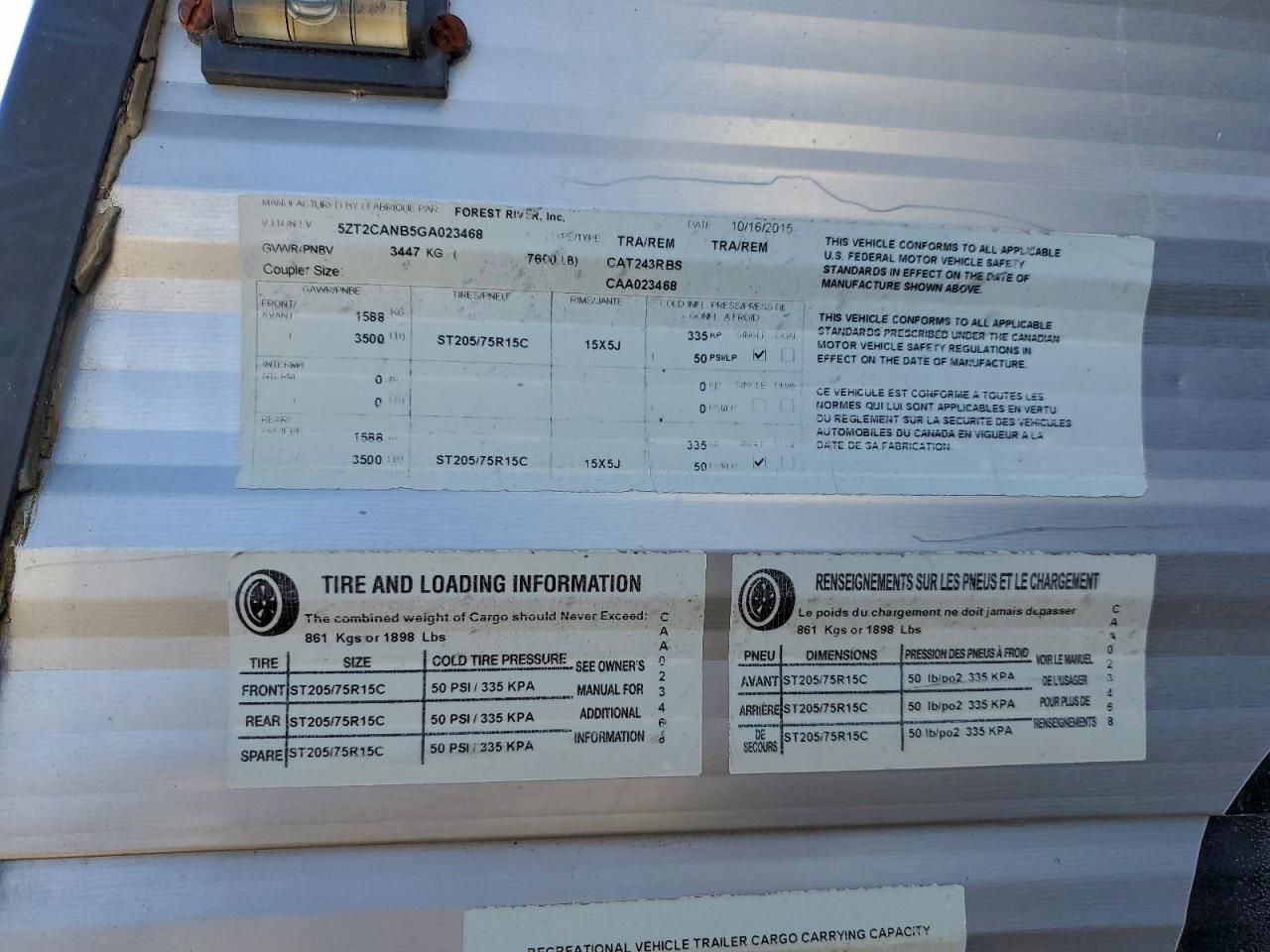 2016 Coachmen Trailers