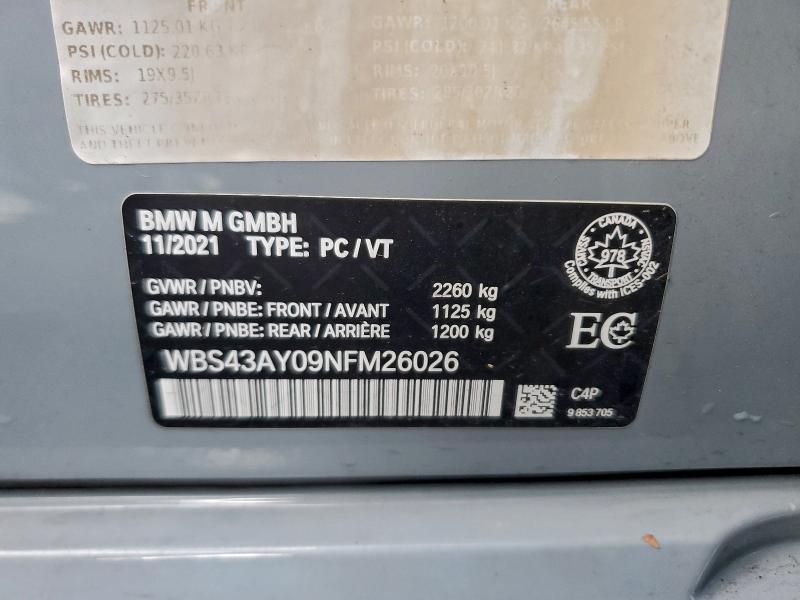 2022 BMW M3 Competition