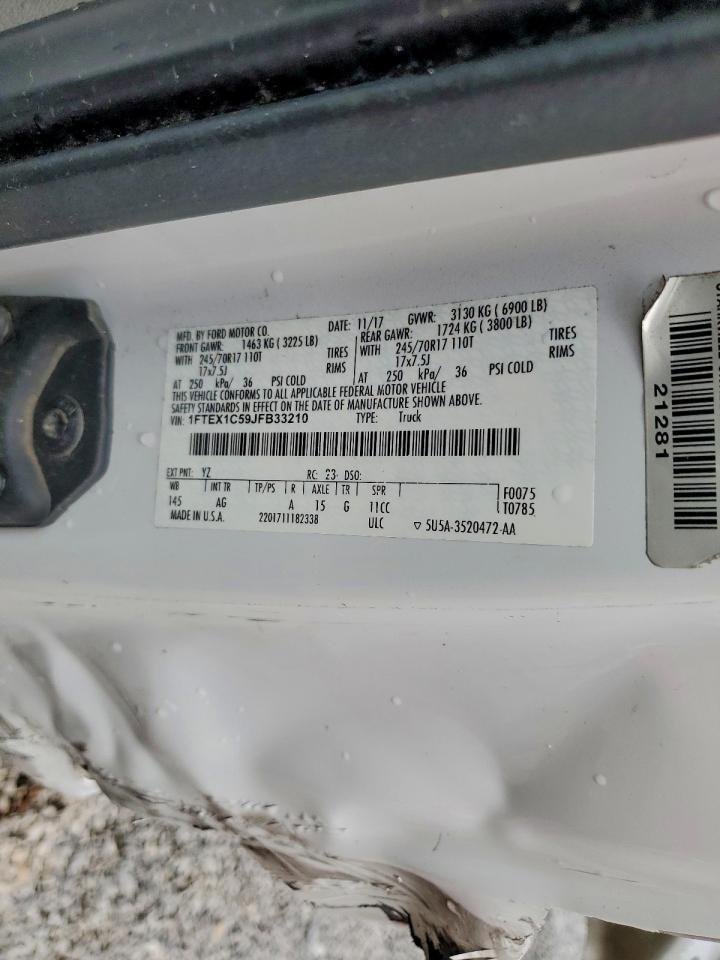 2018 Ford F150 Super cab