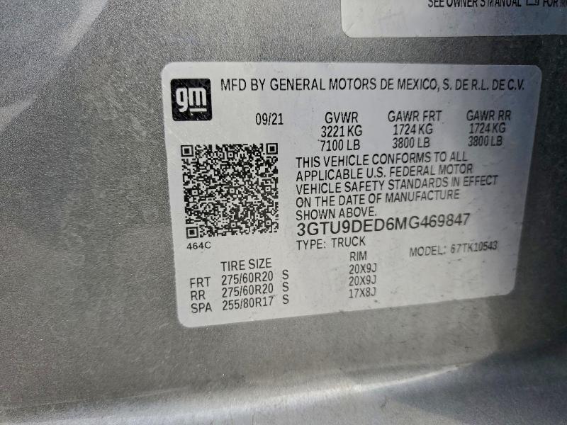 2021 GMC Sierra K1500 slt