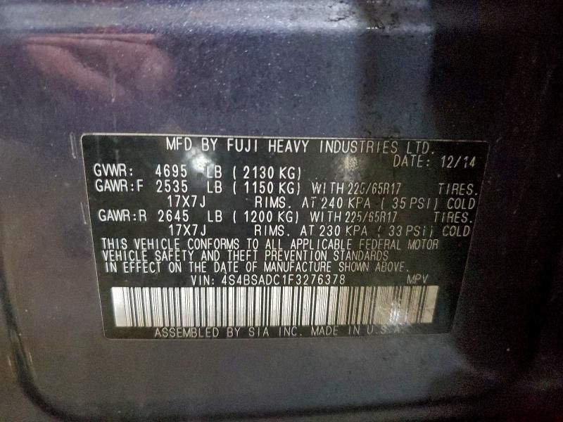 2015 Subaru Outback 2.5i Premium