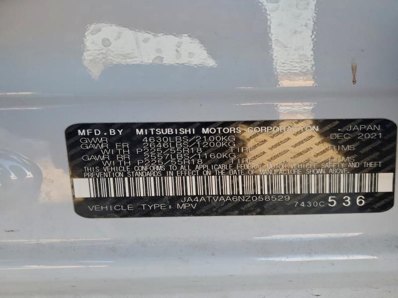 2022 Mitsubishi Eclipse Cross le