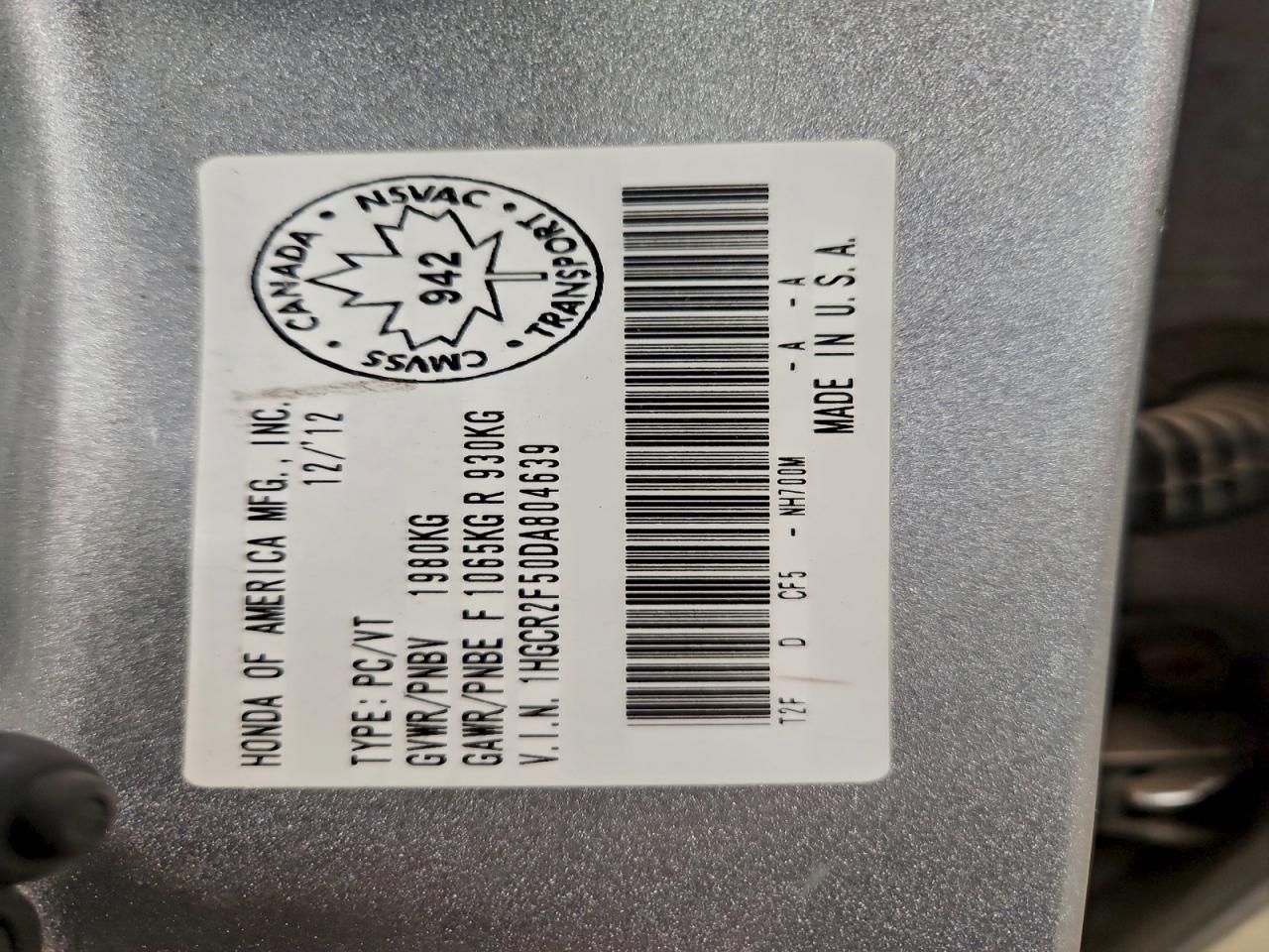 2013 Honda Accord Sport