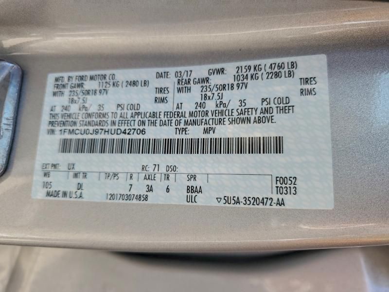 2017 Ford Escape Titanium