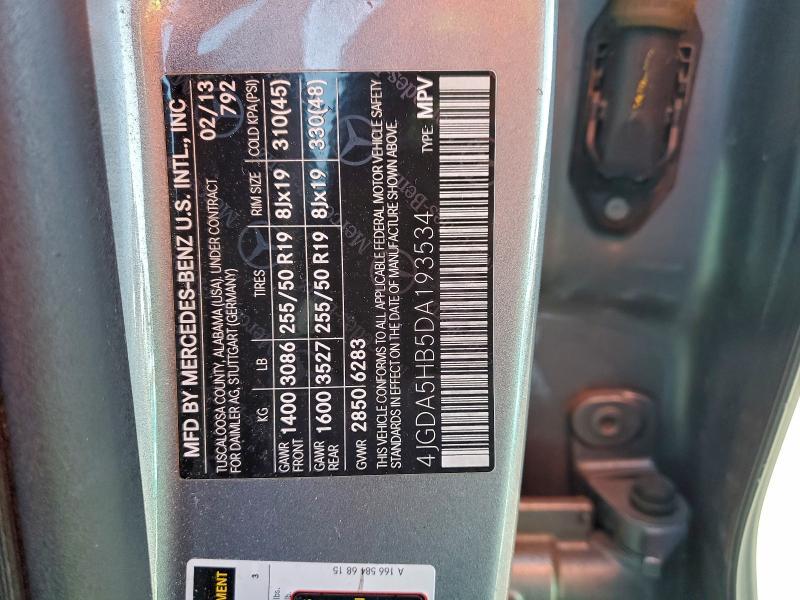 2013 Mercedes-Benz Ml 350 4matic