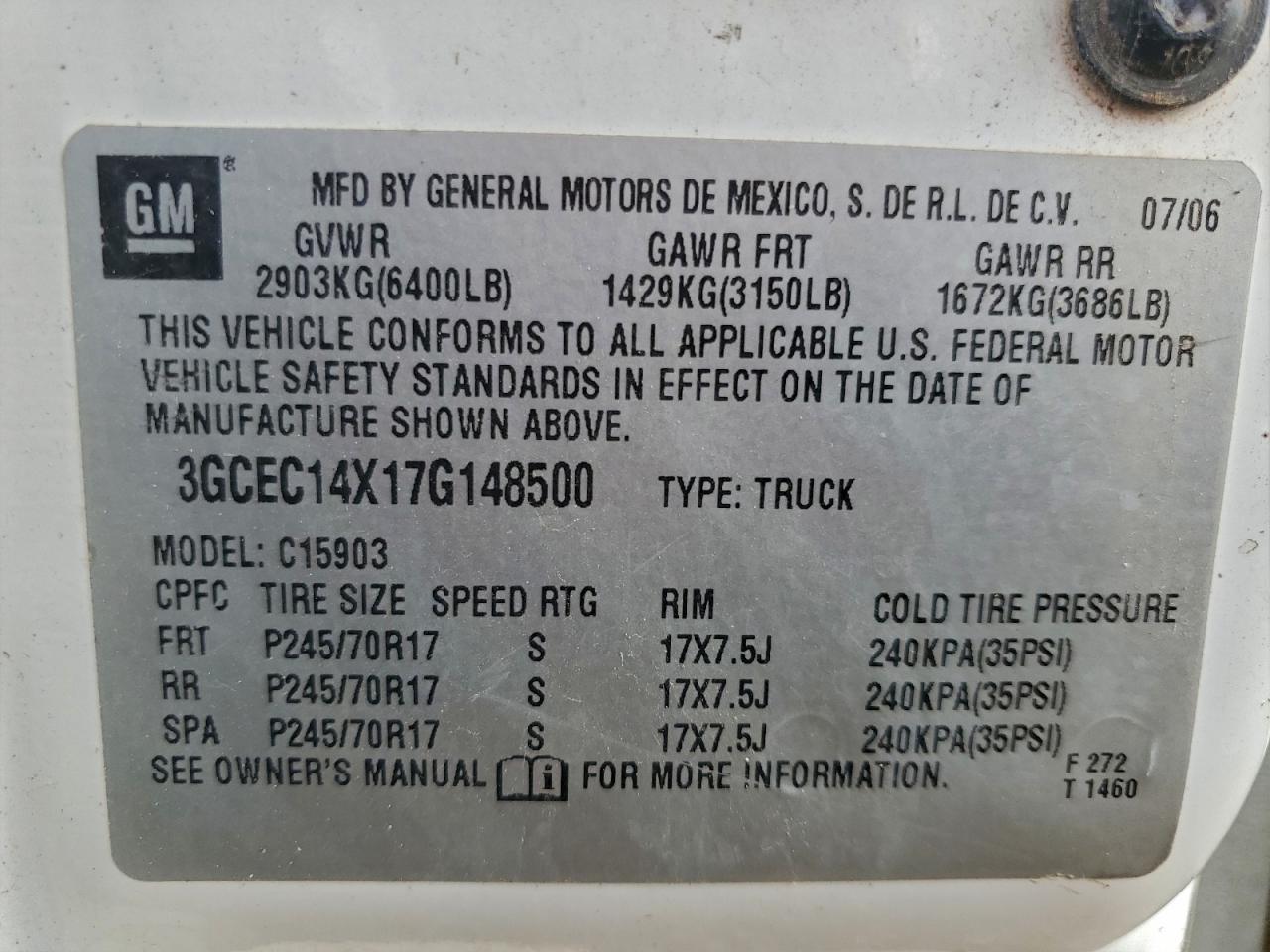 2007 Chevrolet Silverado C1500 Classic