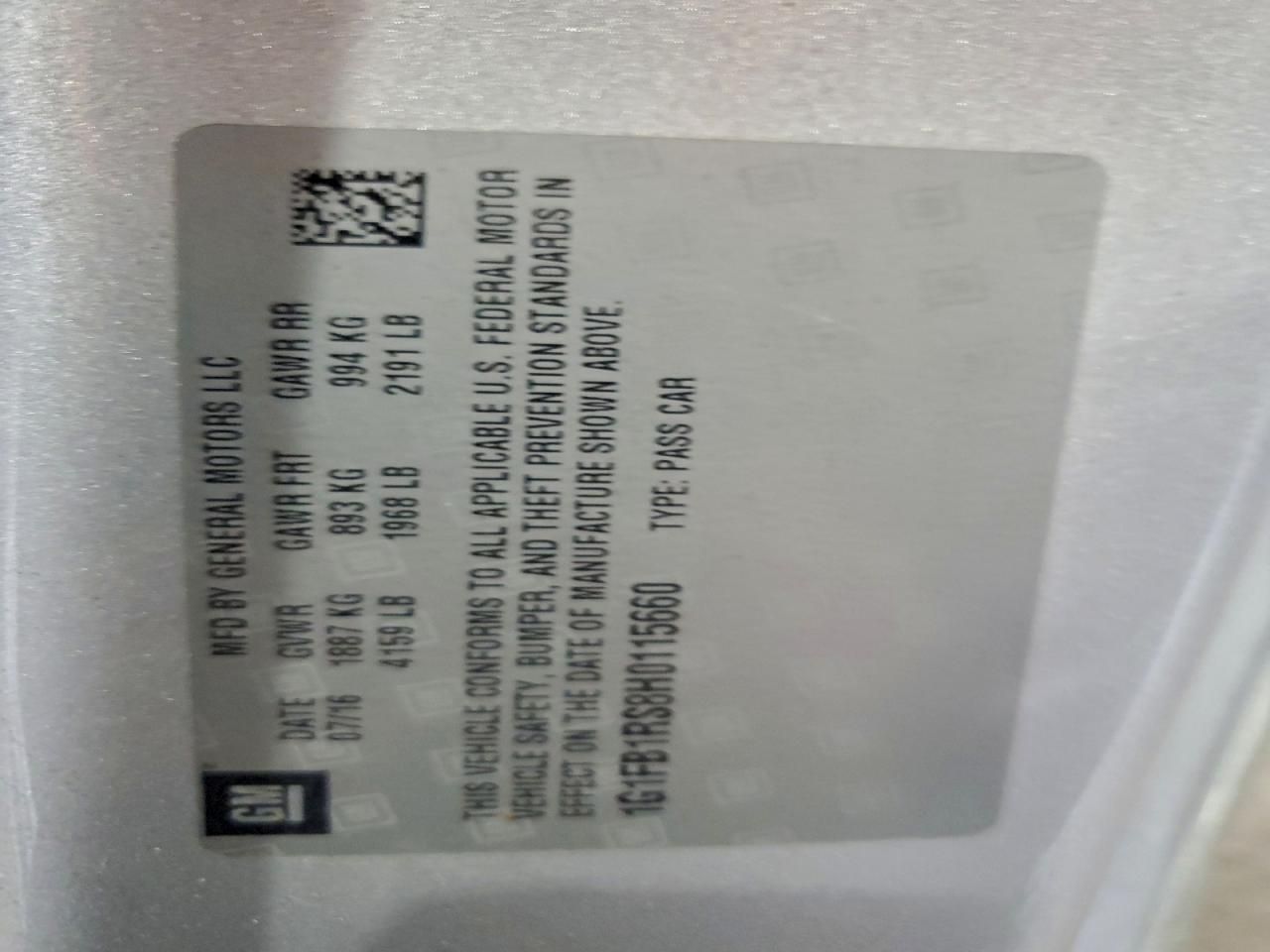 2017 Chevrolet Camaro lt