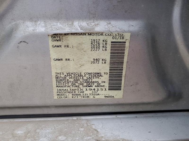 2018 Nissan Altima 2.5