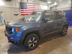Jeep salvage cars for sale: 2021 Jeep Renegade Trailhawk