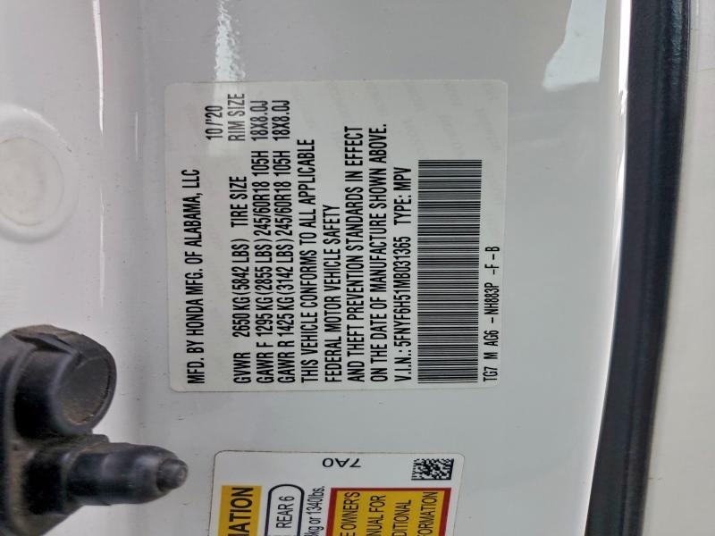 2021 Honda Pilot exl