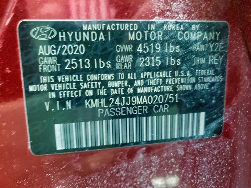 2021 Hyundai Sonata Hybrid