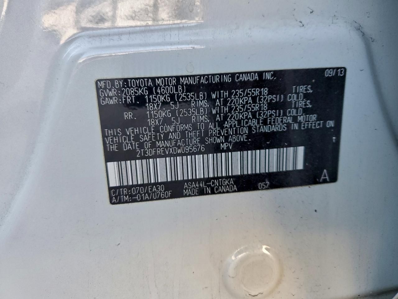 2013 Toyota Rav4 Limited