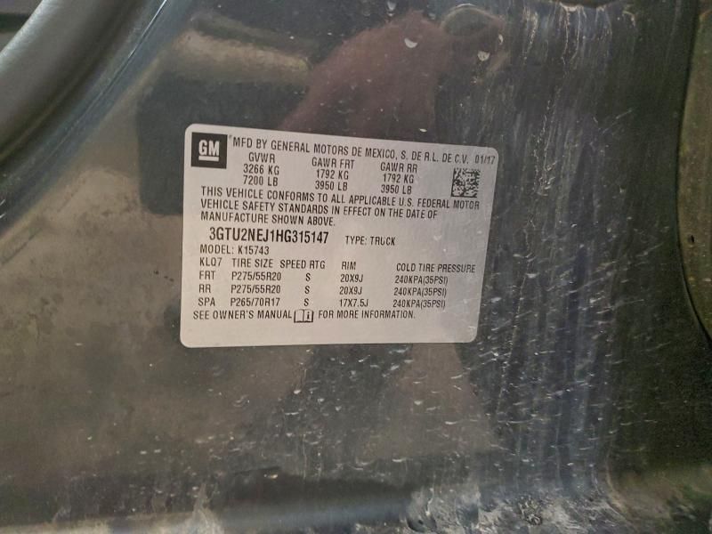 2017 GMC Sierra K1500 slt