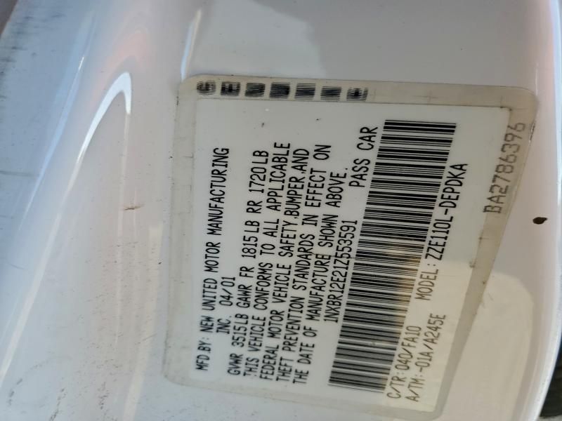 2001 Toyota Corolla ce