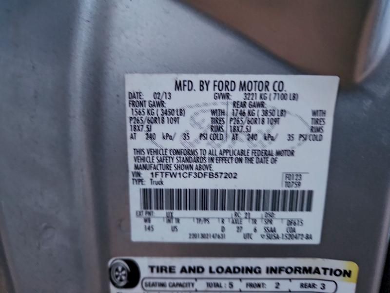 2013 Ford F150 Supercrew