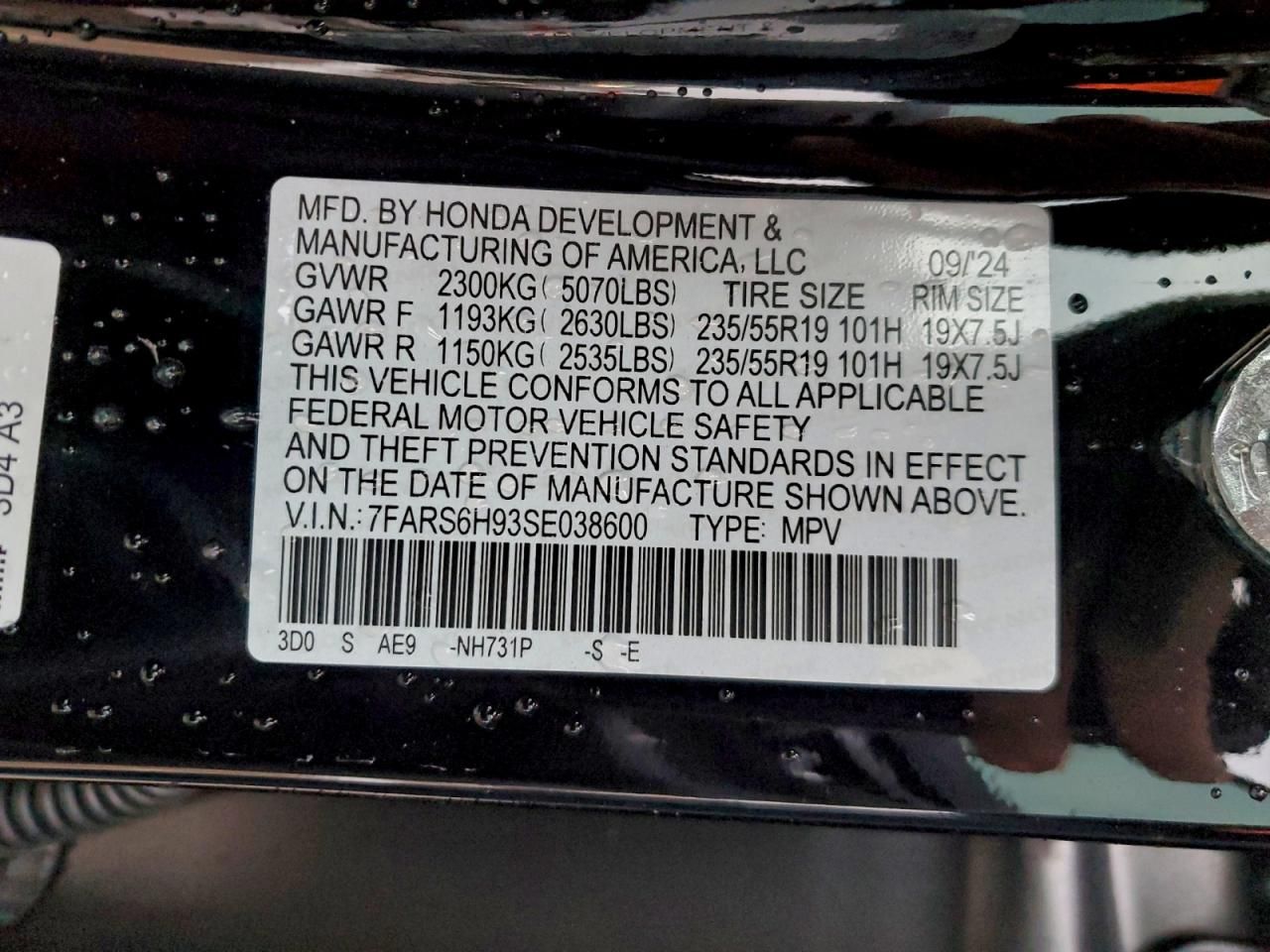 2025 Honda Cr-v Sport Touring