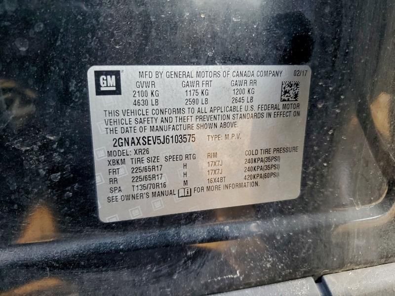 2018 Chevrolet Equinox lt