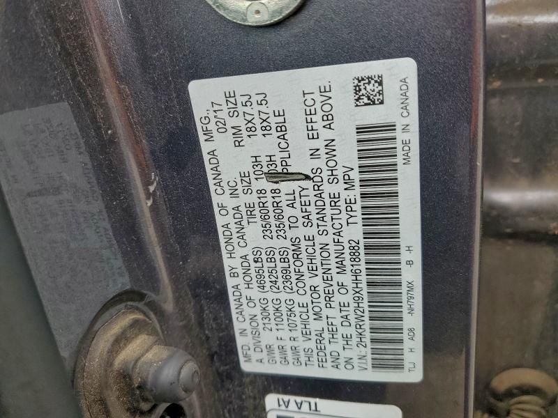 2017 Honda Cr-v Touring