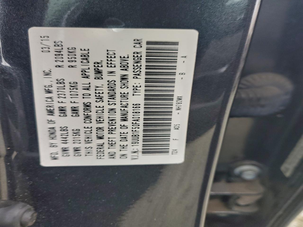 2015 Acura Tlx Tech