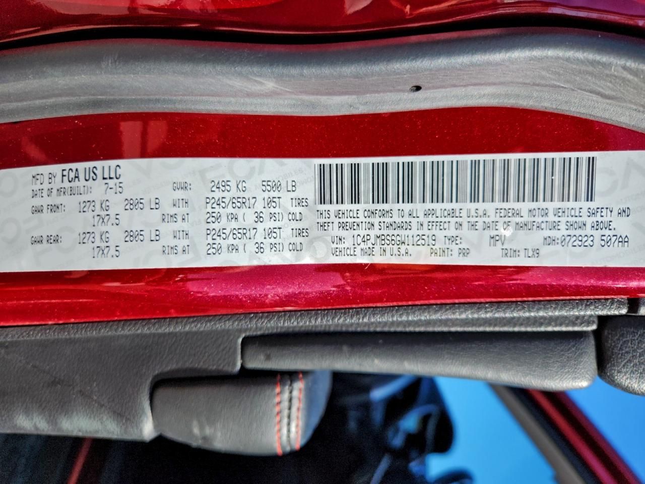 2016 Jeep Cherokee Trailhawk