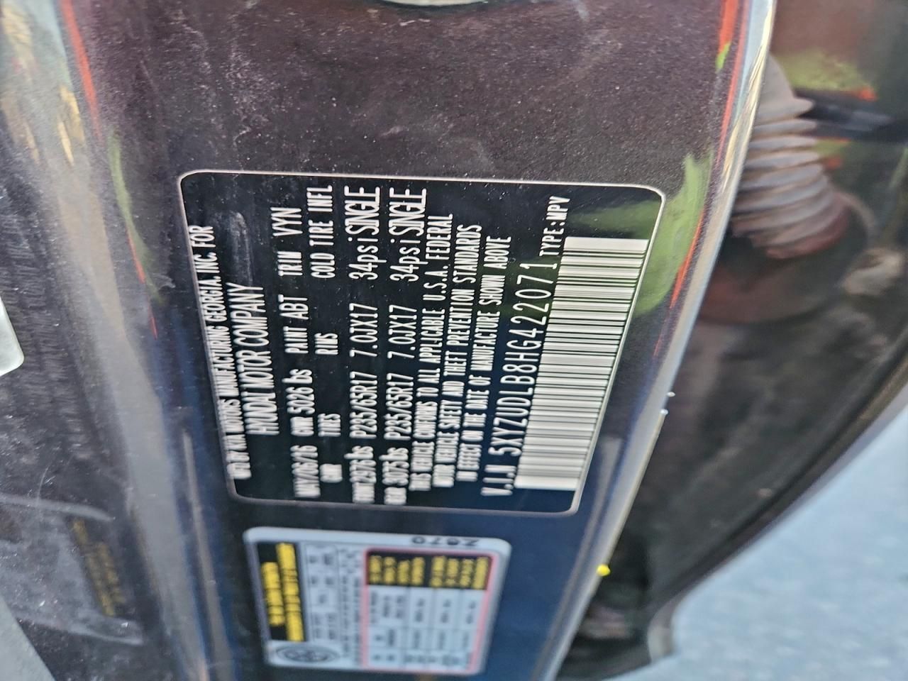 2017 Hyundai Santa fe Sport