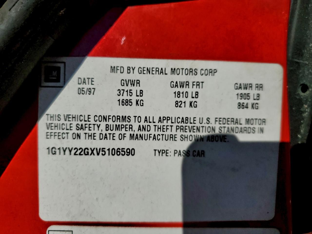 1997 Chevrolet Corvette