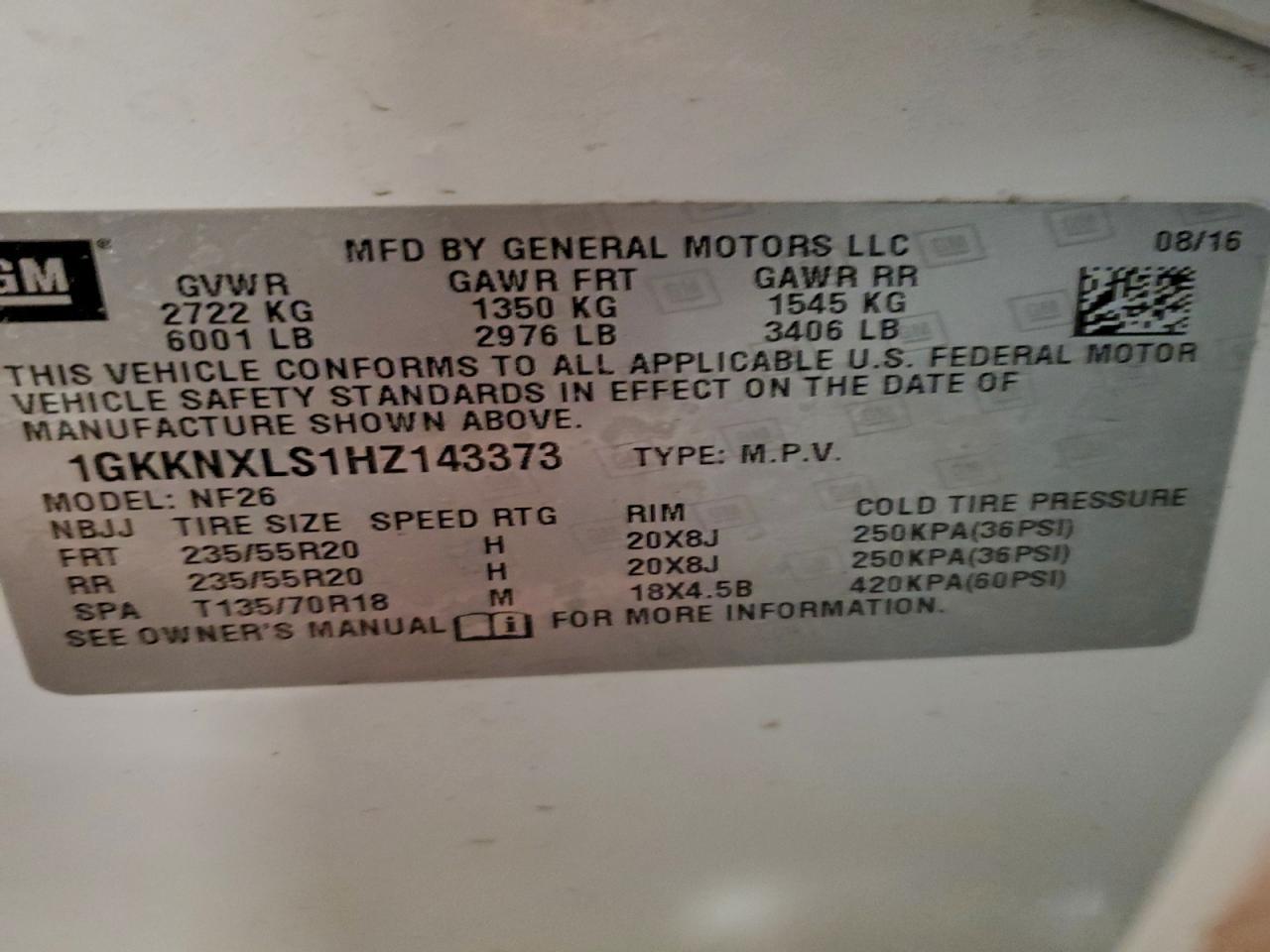 2017 GMC Acadia Denali