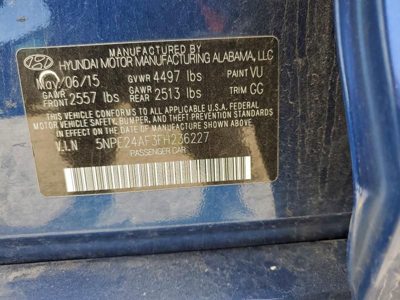 2015 Hyundai Sonata se