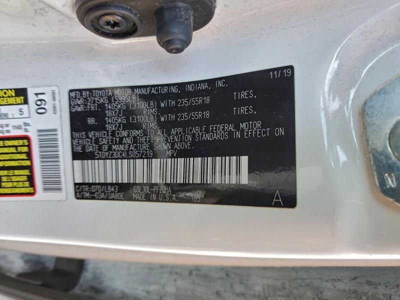 2020 Toyota Sienna xle