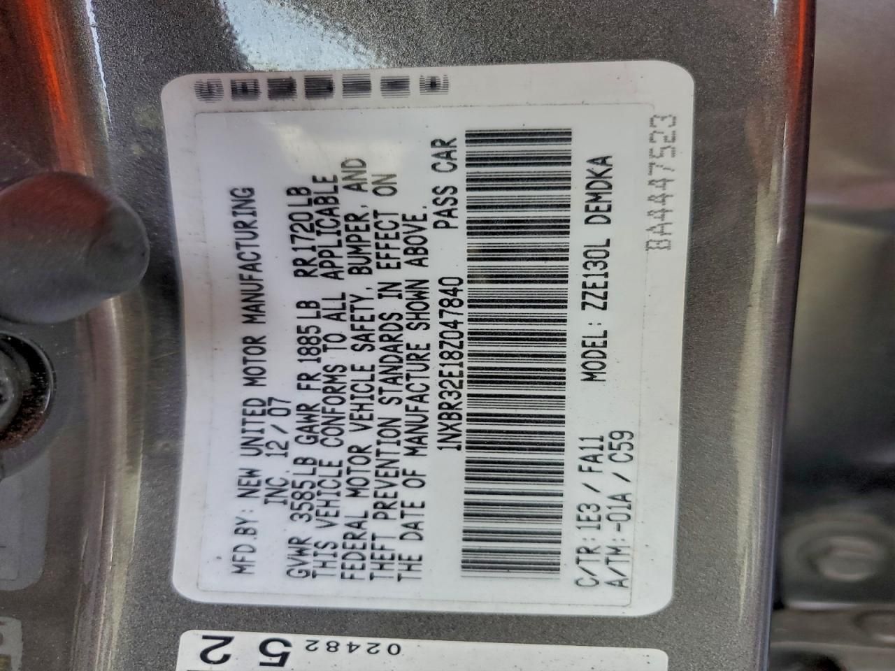 2008 Toyota Corolla ce