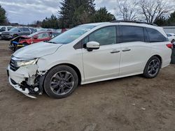 Honda salvage cars for sale: 2022 Honda Odyssey Elite