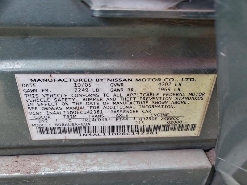 2006 Nissan Altima s