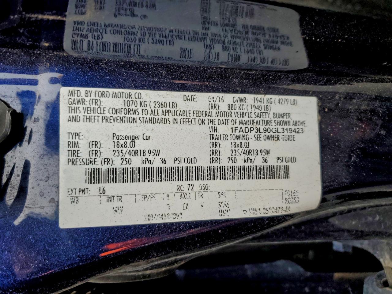 2016 Ford Focus st