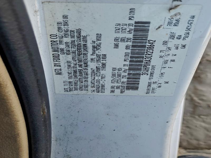 2012 Ford Fusion se