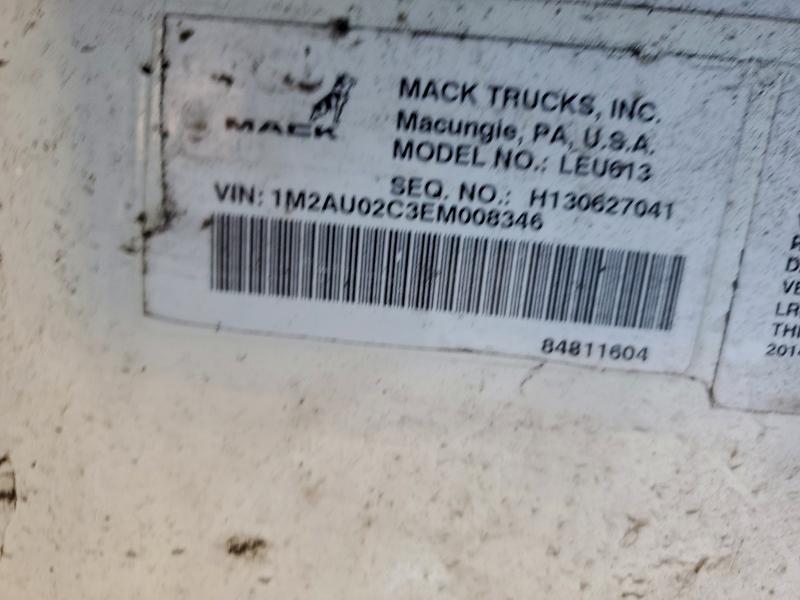 2014 Mack Leu613 Refuse Truck
