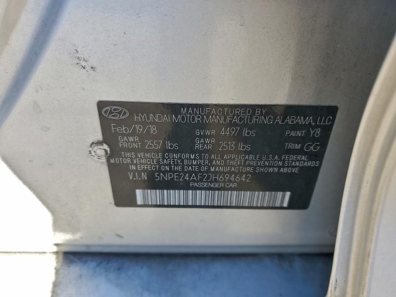 2018 Hyundai Sonata se